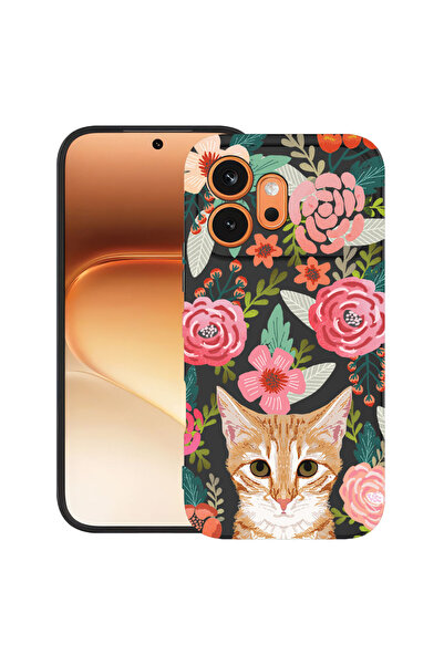 bestcase ® TPU Ultra Slim Case For Honor 600, Cat and Flowers, 3159987 B 638