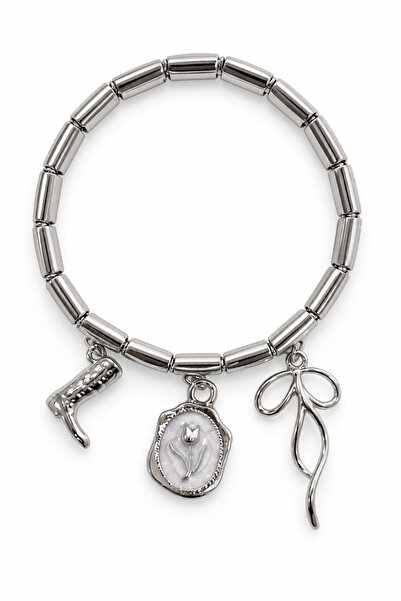 Toplu Aksesuar Italian Charm Steel Bracelet Girl Child Young Girl Gift 3 Char...