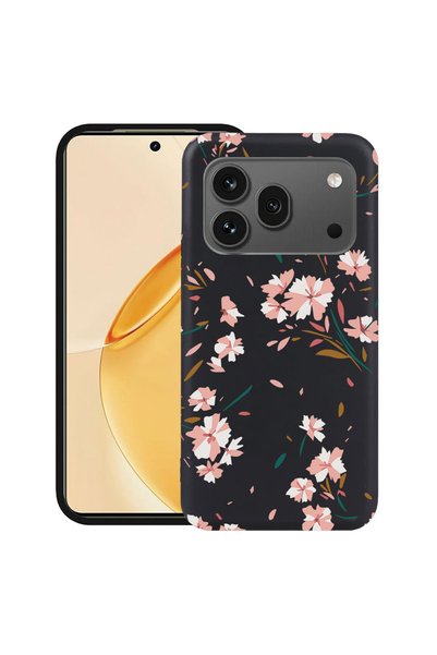 bestcase ®   TPU Ултра тънък калъф за Honor 600 Pro, Флорален - Пастелна роза...