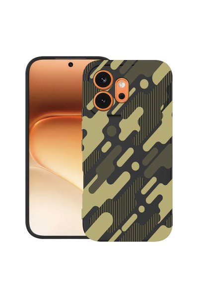 bestcase ®   Θήκη TPU Υπέρλεπτη για Honor 600, Πράσινο Καμουφλάζ, 3159987 B 811