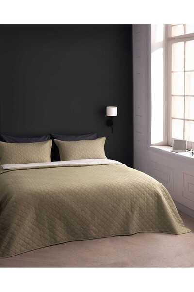 Madame Coco Adenya Sepeti Relinda Single Bedspread - Khaki