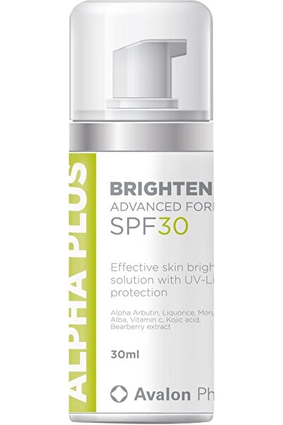 AVALON PHARMA Alpha Plus Cream 30ml, Advanced formula with Sunscreen "SPF30"