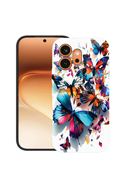 bestcase ®   Husă TPU Ultra Subțire pentru Honor 600, Fluturi Colorati, 31599...