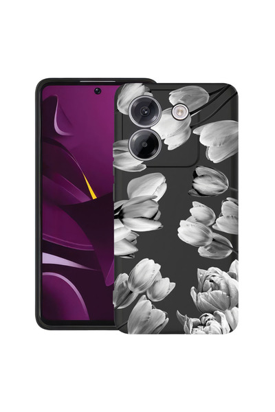 bestcase ®   Husă TPU Ultra Subțire pentru Honor 600 Smart, Florală - Lalea N...
