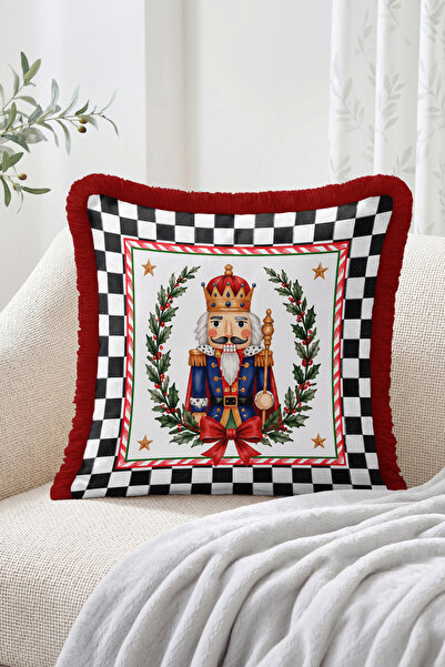 Realhomes Christmas Military Figured Wreath and Black and White Checkered Fri...