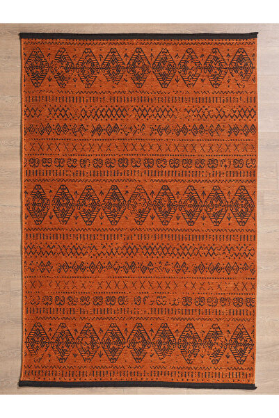 Enva Home Makinede Yıkanabilir Yumuşak ve Kaydırmaz Tabanlı Şönil Halı Kilim ...
