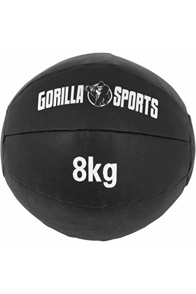 Gorilla Sports Minge medicală Wall Ball din piele sintetică 1 - 10 kg 8 kg