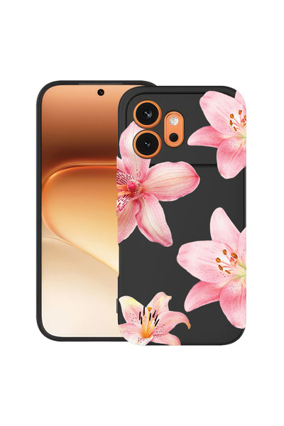 bestcase ®   TPU Ултра тънък калъф за Honor 600, Флорален - Елегантен розов л...