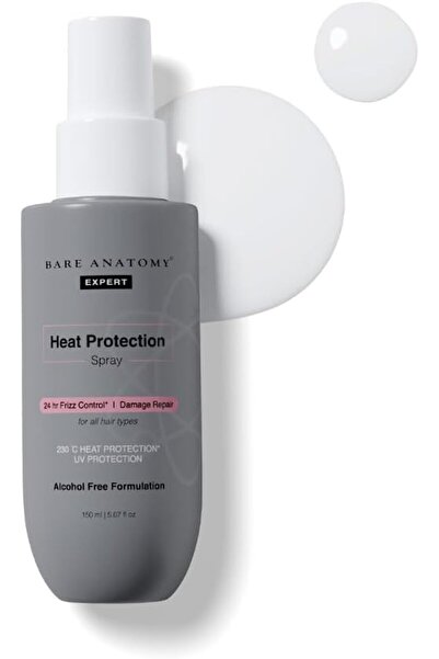 Bare Anatomy Hair Heat Protection Spray Controls Frizz for 24 Hours, Alcohol,...