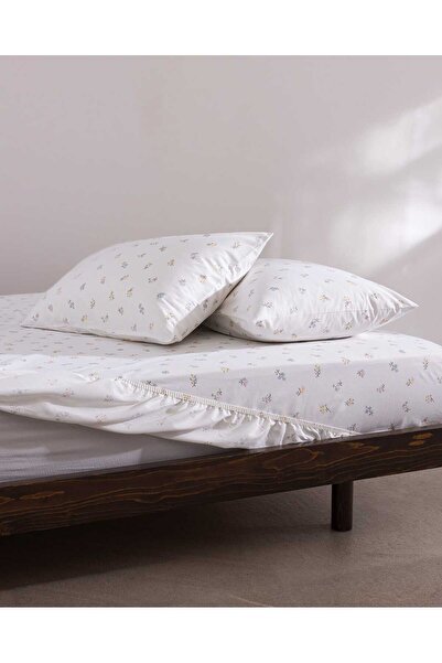 Madame Coco Adenya Sepeti Veronique King Size Ranforce Printed Elastic Sheet Set