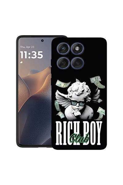 bestcase ®   Θήκη TPU Υπέρλεπτη για Motorola Edge 70 Pro, Rich Boy Club, 3159...