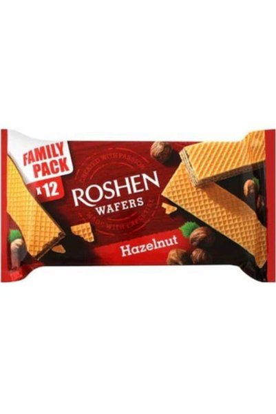 Roshen Wafers with hazelnuts, Roshen, 216g