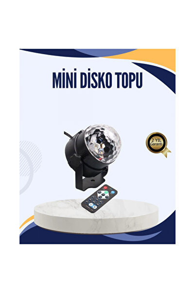 Atlasnua® Müzik Sensörlü Renkli Led Parti Işığı