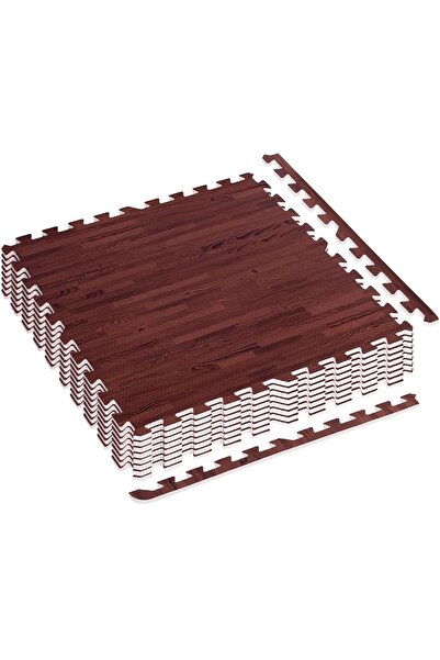 MOVIT Set de 8 covorase de protectie, 3m², multiple culori Lemn Inchis