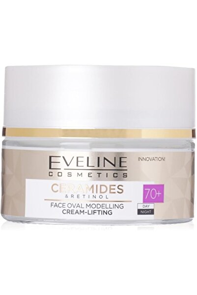 Eveline Cosmetics كريم الوجه لشد البشرة وتشكيلها بـ 70+ سيراميد وريتينول 50 مل