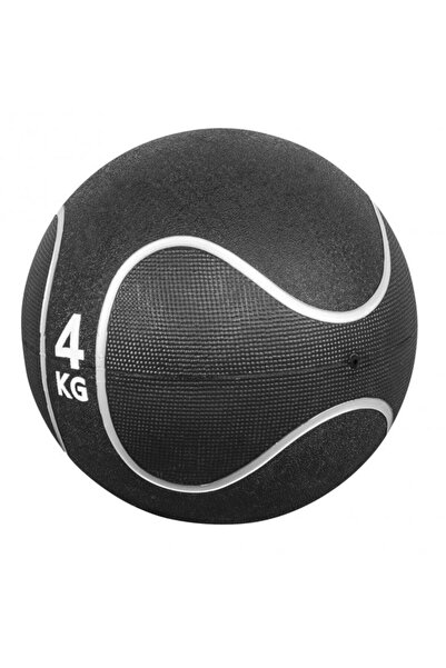 Gorilla Sports Minge medicinală din cauciuc negru/argintiu 1 - 10 kg 4 kg