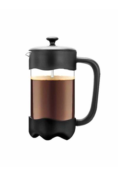 ILSA Borosilicate glass coffee/tea pot with 18/10 stainless steel pressure fi...