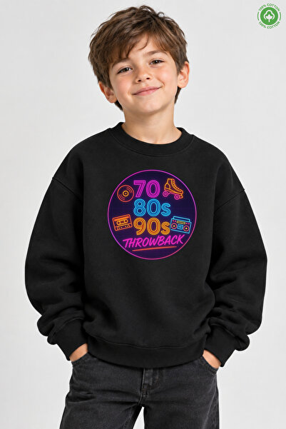 cirokids 100% bumbac, design anii 80 și 90, hanorac unisex pentru copii (4-14...