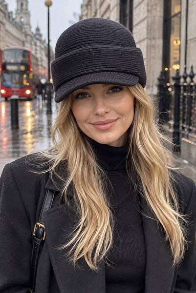 FELLMENS Black Premium Docker Cap Women's Hat