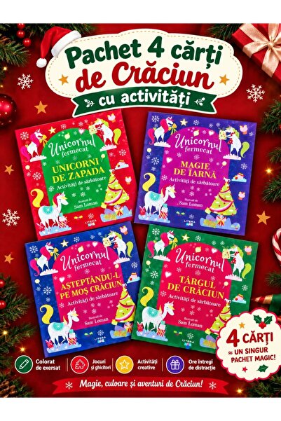 Litera Pachet Unicornul Fermecat -activitati de Craciun