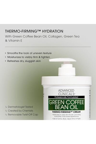 Advanced Clinicals Anti-aging Hyaluronic Acid Cream for face, body, hands. Instant hydration for ski