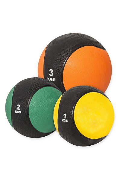 Gorilla Sports Minge medicinală din cauciuc 1 - 10 kg % SET 6 KG