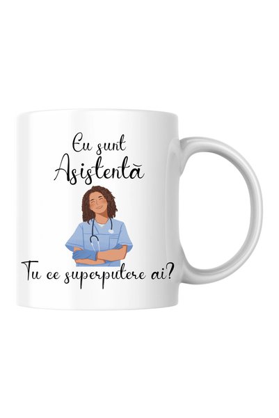 INOVATIX Personalized mug - I am a Nurse! white, 330 ml