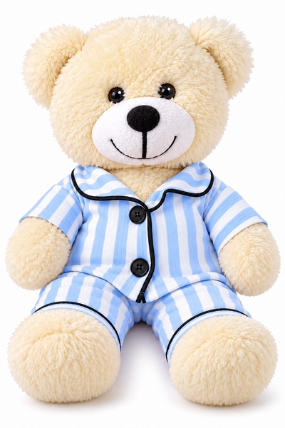 Pijama Giyen Peluş Ayıcık Oyuncak | Antibacterial Teddy Bear | Yumuşak Peluş Oyuncak | Çocuk Hediye