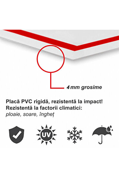 PAS Set 2 plăcuțe informative Femeia Antreprenor 2024 zona Ploiești, placa PVC rigid 4 mm, A3