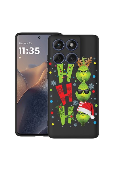 bestcase ®   Θήκη TPU Υπέρλεπτη για Motorola Edge 70 Pro, GreenMass - Ho Ho H...
