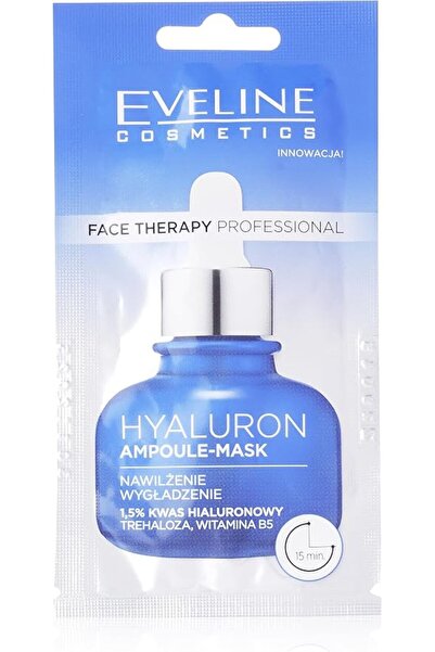 Eveline Cosmetics قناع أمبولات الهيالورون الاحترافي للعناية بالوجه 8 مل