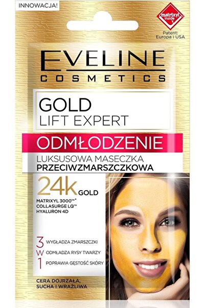 Eveline Cosmetics قناع جولد ليفت إكسبرت الفاخر المضاد للتجاعيد، 7 مل