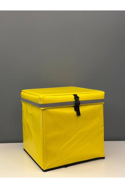 MOTOR KURYE ÇANTASI SARI (50X50X50) ÖLÇÜLERİNDE