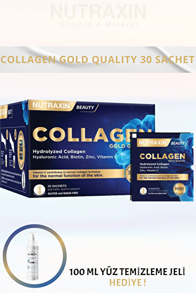 Nutraxin Collagen Gold Quality 10.000 Mg Tip 1 Tip 3 Hyalüronik Asit Çinko B5...