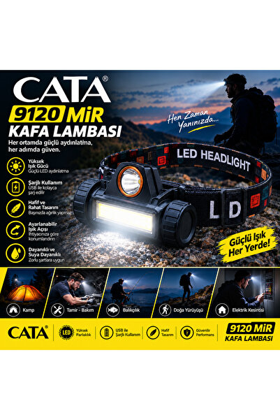 Cata CT-9120 Mir Kafa Lambası