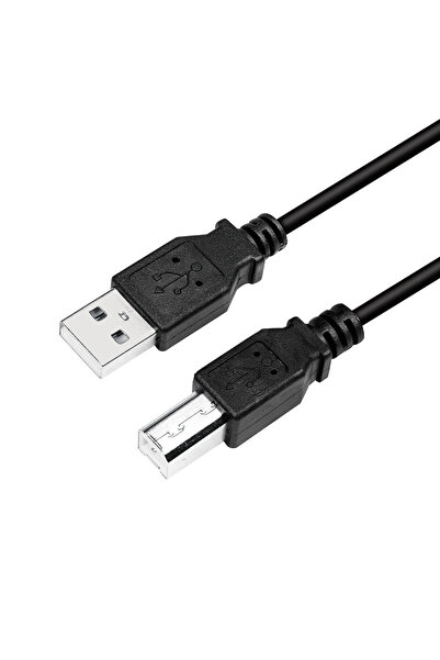 LogiLink CABLU USB pt. imprimanta, USB 2.0 (T) la USB 2.0 Type-B (T), 2m, neg...