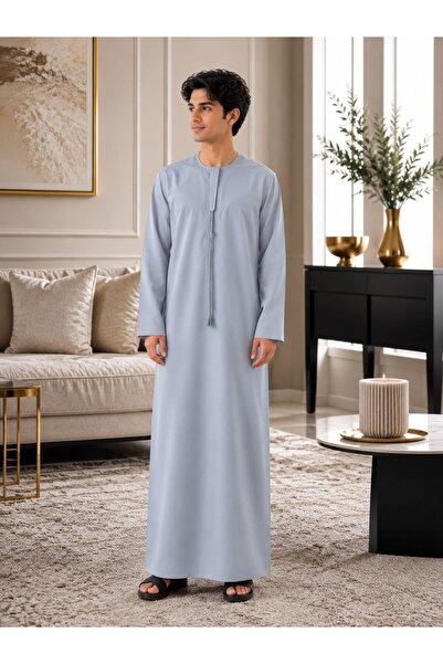Generic Brand ثوب إماراتي شبابي – كندورة خليجية أنيقة ومريحة – عرض 19.5 إنش
