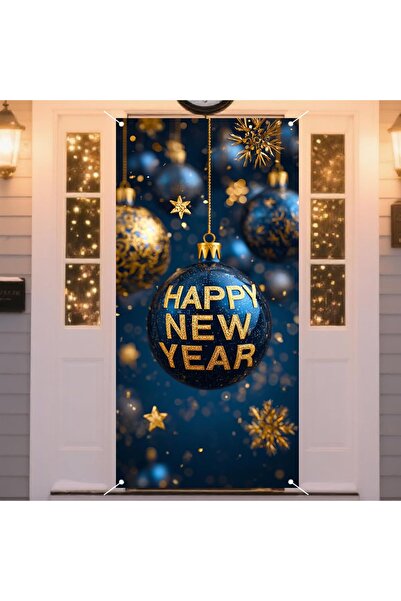 PROMISEBACKDROP2 190x75cm Ελαστικό "Happy Christmas", Υφασμάτινο διακοσμητικό...