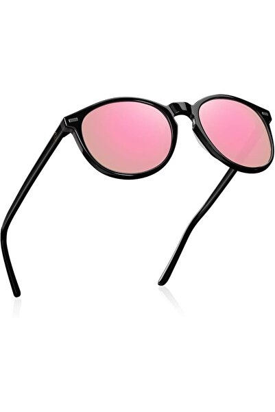 DUCOO DUCO Retro Round UV400 Polarized Sunglasses for Women Men Vintage Shade...