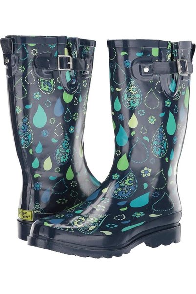Western Chief Women's Tall Waterproof Rain Boot Outdoor Garden Shoes