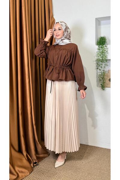 Yeka BELİ BAĞCIKLI KISA GÖMLEK
