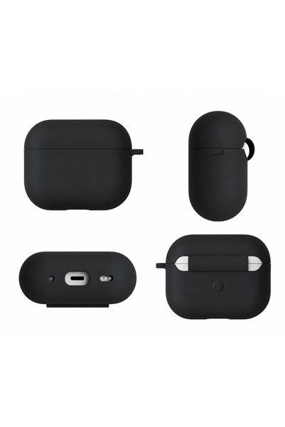 bbtech AirPods 5. ve 4. Nesil ile Uyumlu Sert İçi Kadife Askı Aparatlı Lansman Kulaklık Kılıfı