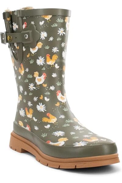 Western Chief Women's Tall Waterproof Rain Boot Outdoor Garden Shoes