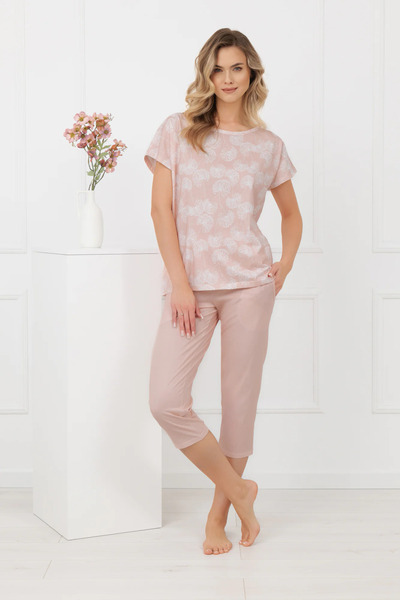 Other Pijamale de damă, mâneci scurte, pantaloni trei sferturi, Kalina M