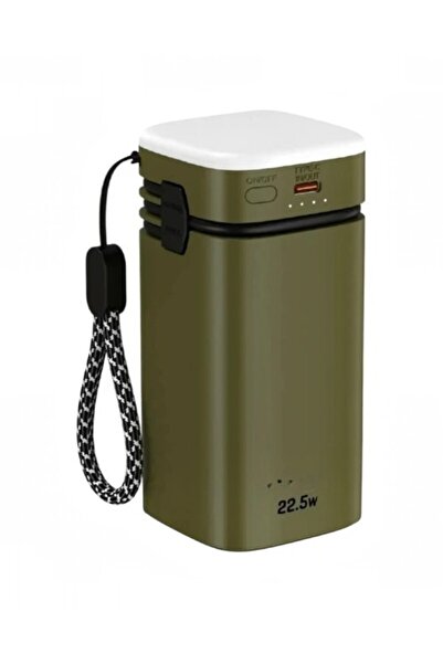 lstri 20.000 Mah 22,5W PD Hızlı Kablolu Kamp Lambası Outdoor Serisi Powerbank Taşınabilir açık seyahat kamp ışık dahili kablo PowerBanks