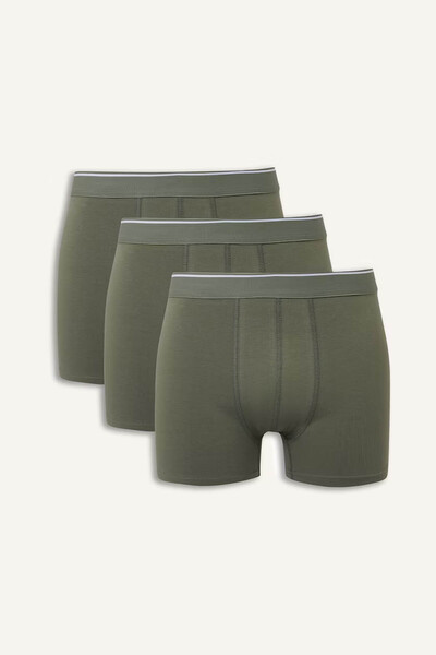 DeFacto Regular Fit 3-Piece Khaki Men's Boxer G1278Ax/Kh430