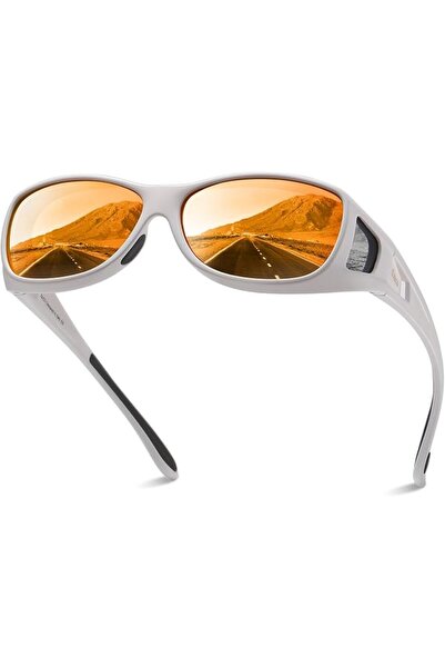 DUCOO DUCO Polarized Wraparound Fitover Glasses Wear Over Sunglasses for Men ...