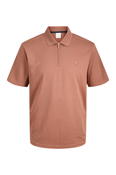Jack & Jones Jack&Jones Men's Polo Neck T-Shirt 12286330 Redwood Burl