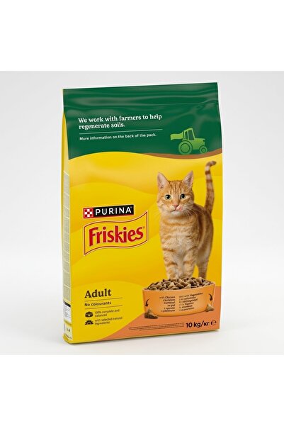 Friskies Pui Legume Pisici 10kg – Hrană uscată completă |   Cea mai bună nutr...