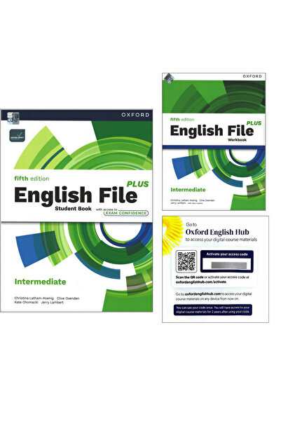 English File Plus fifth edition Intermediate Student Book and workbook with access to Exam Confidence